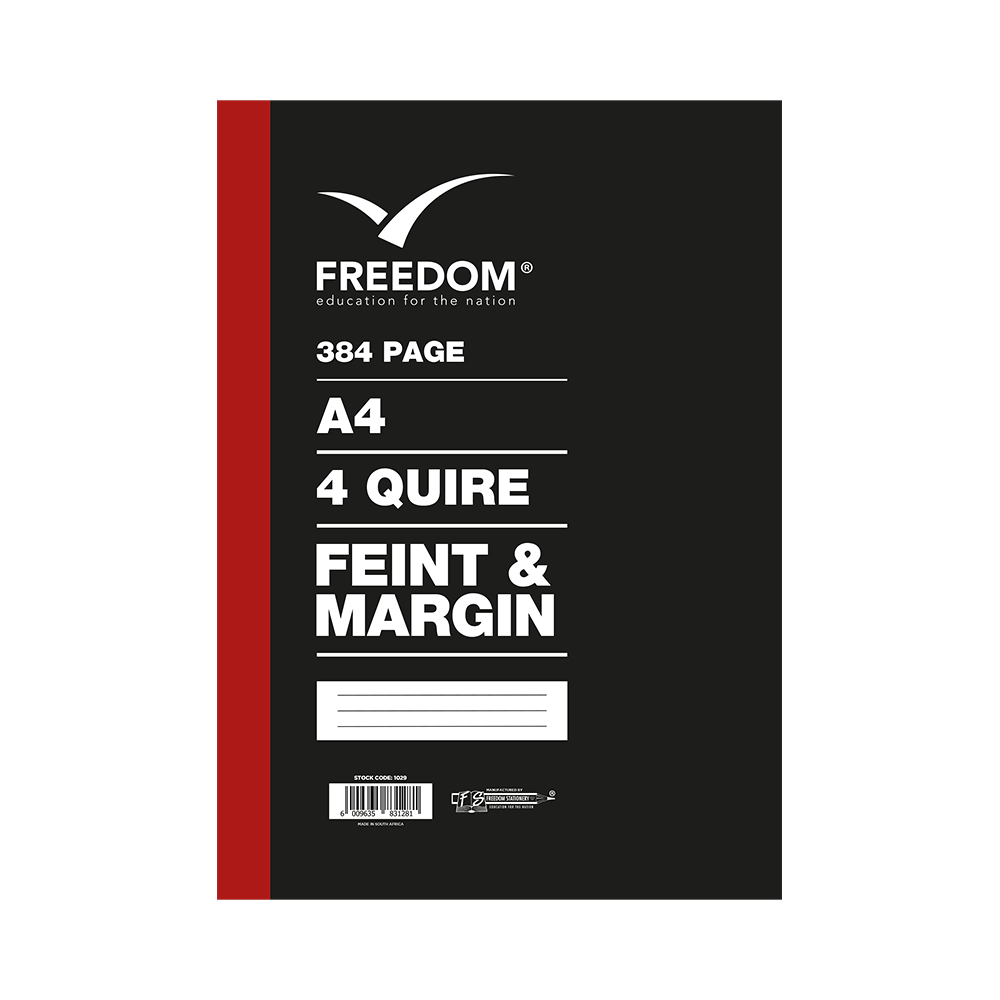 4 Quire / 384 pages A4 Counter Books F/M